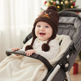 Kids' Knitted Fleece Lined Winter Hat with Ear Protection