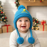 Kids' Knitted Fleece Lined Winter Hat with Ear Protection