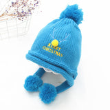 Kids' Knitted Fleece Lined Winter Hat with Ear Protection
