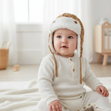 Kids Winter Woolen Hat with Velvet Ear Protection