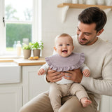 Soft Cotton Ruffle Bib