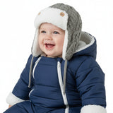 Kids Winter Woolen Hat with Velvet Ear Protection