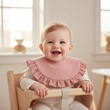 Soft Cotton Ruffle Bib