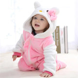 3D Flannel Baby Jumpsuit