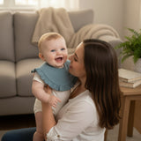 Soft Cotton Ruffle Bib