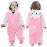 3D Flannel Baby Jumpsuit